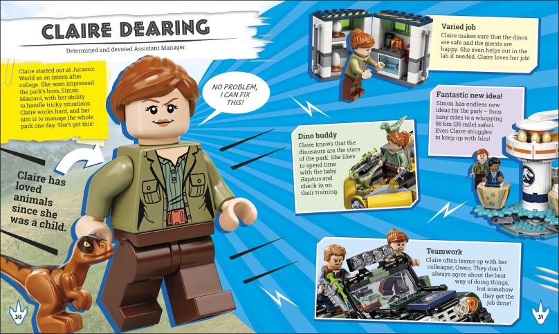 Lego Jurassic World Dinosaur Files book