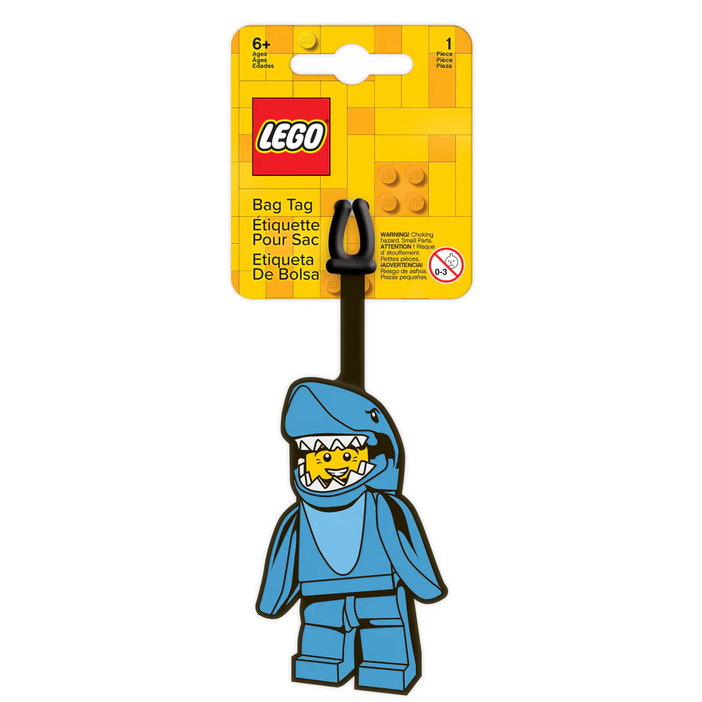 Lego Shark Suit Guy Tag