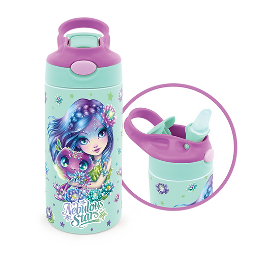 Lilya and Nenuphia Printed Steel Bottle