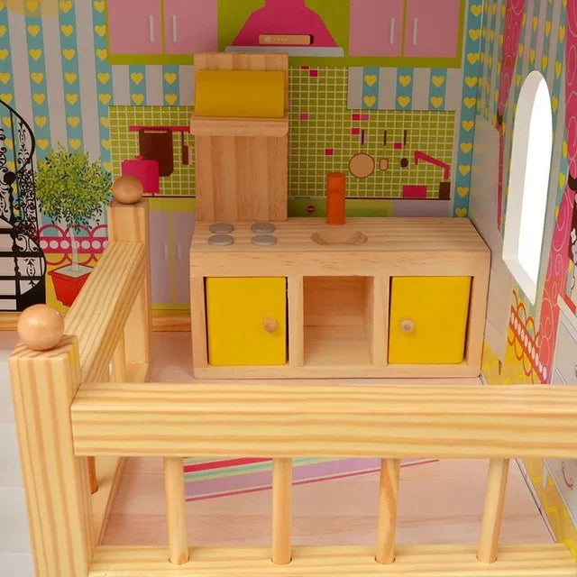 Little Angel dollhouse with furniture