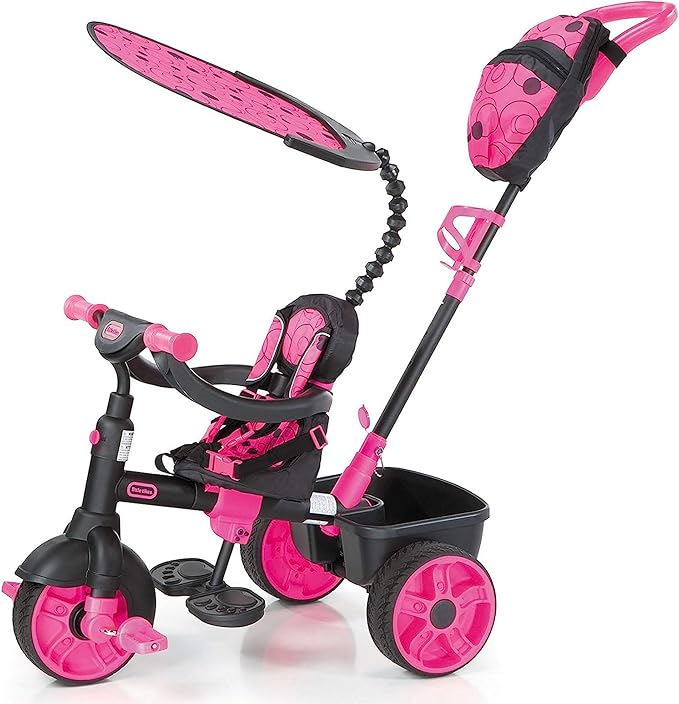 Little Tikes 4-in-1 Deluxe Edition neon pink trike