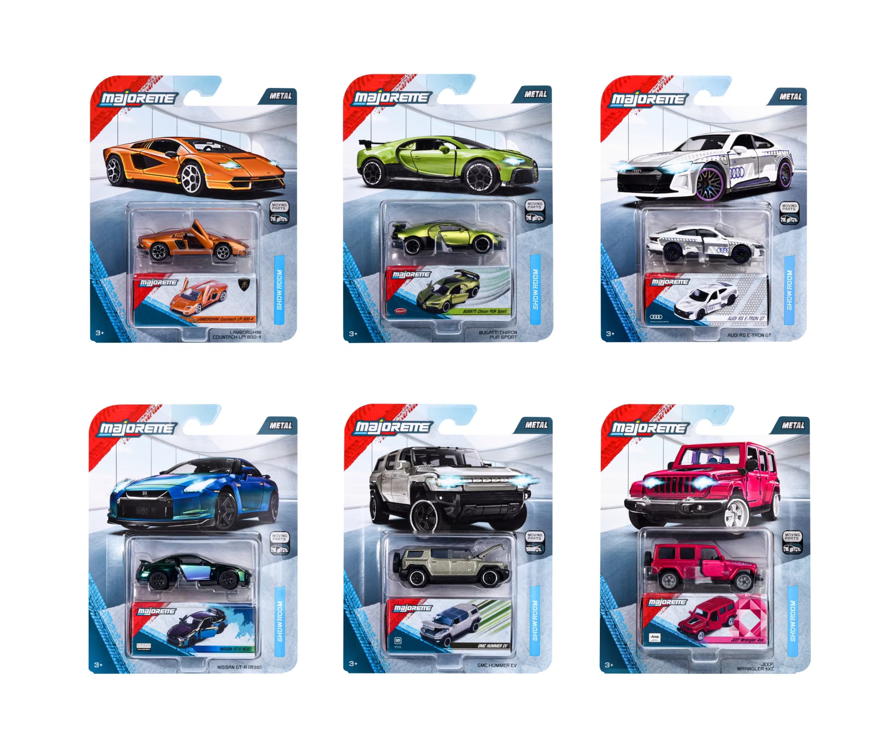 Majorette Showroom Deluxe Cars Assorted