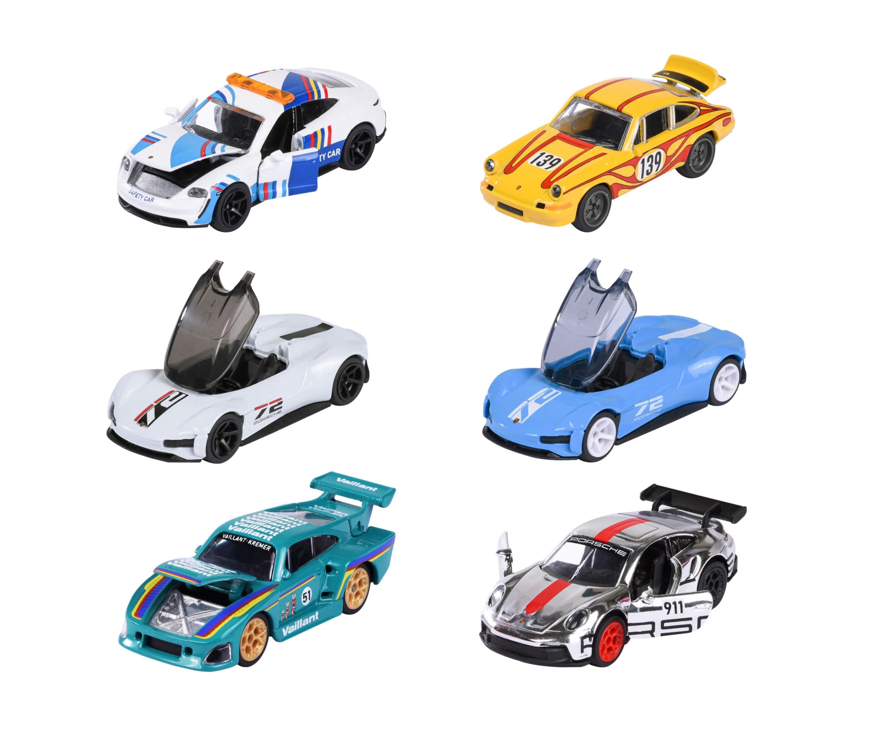 Majorette Porsche Deluxe Cars Assorted