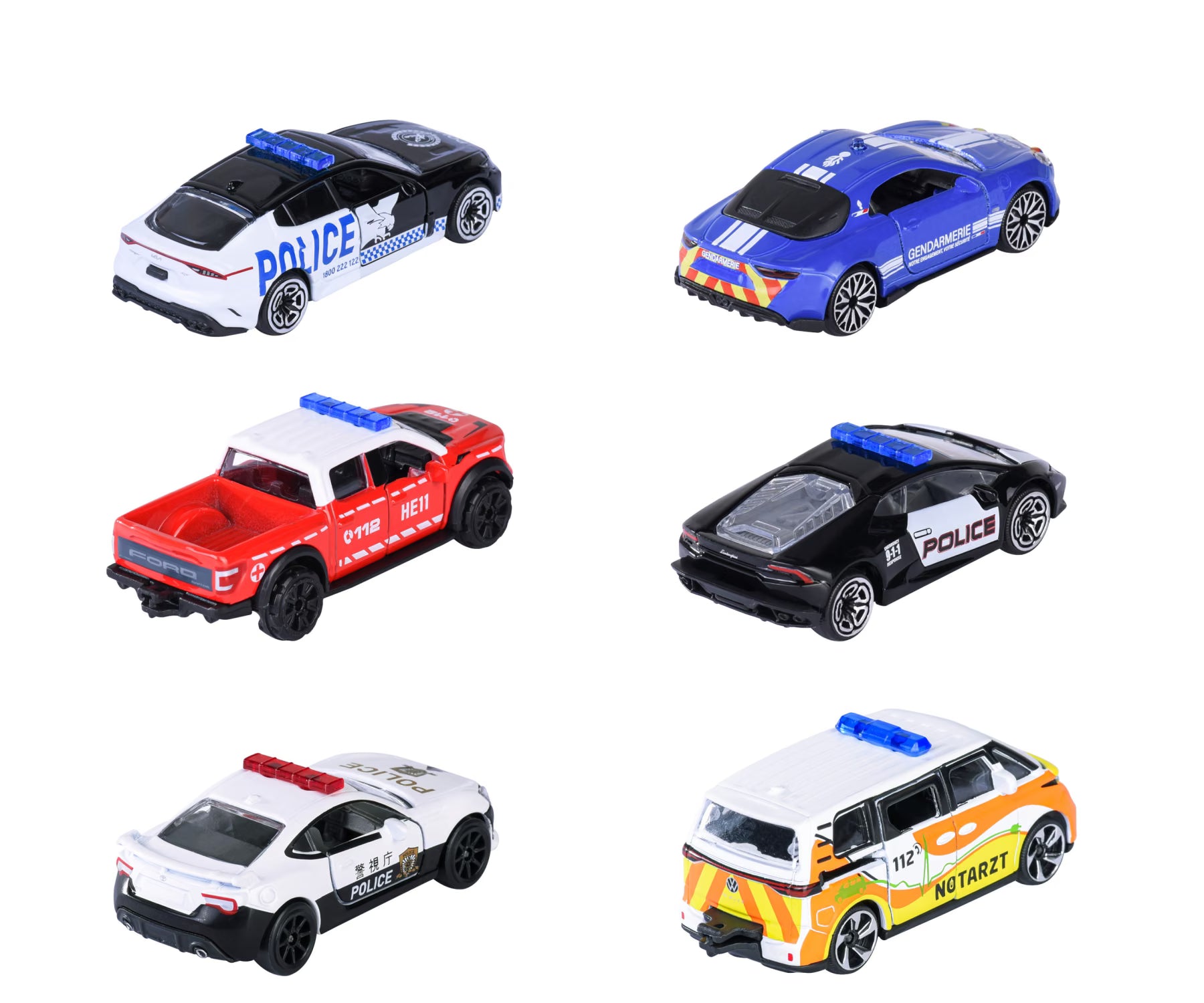Majorette Rescue World Premium Cars Assorted