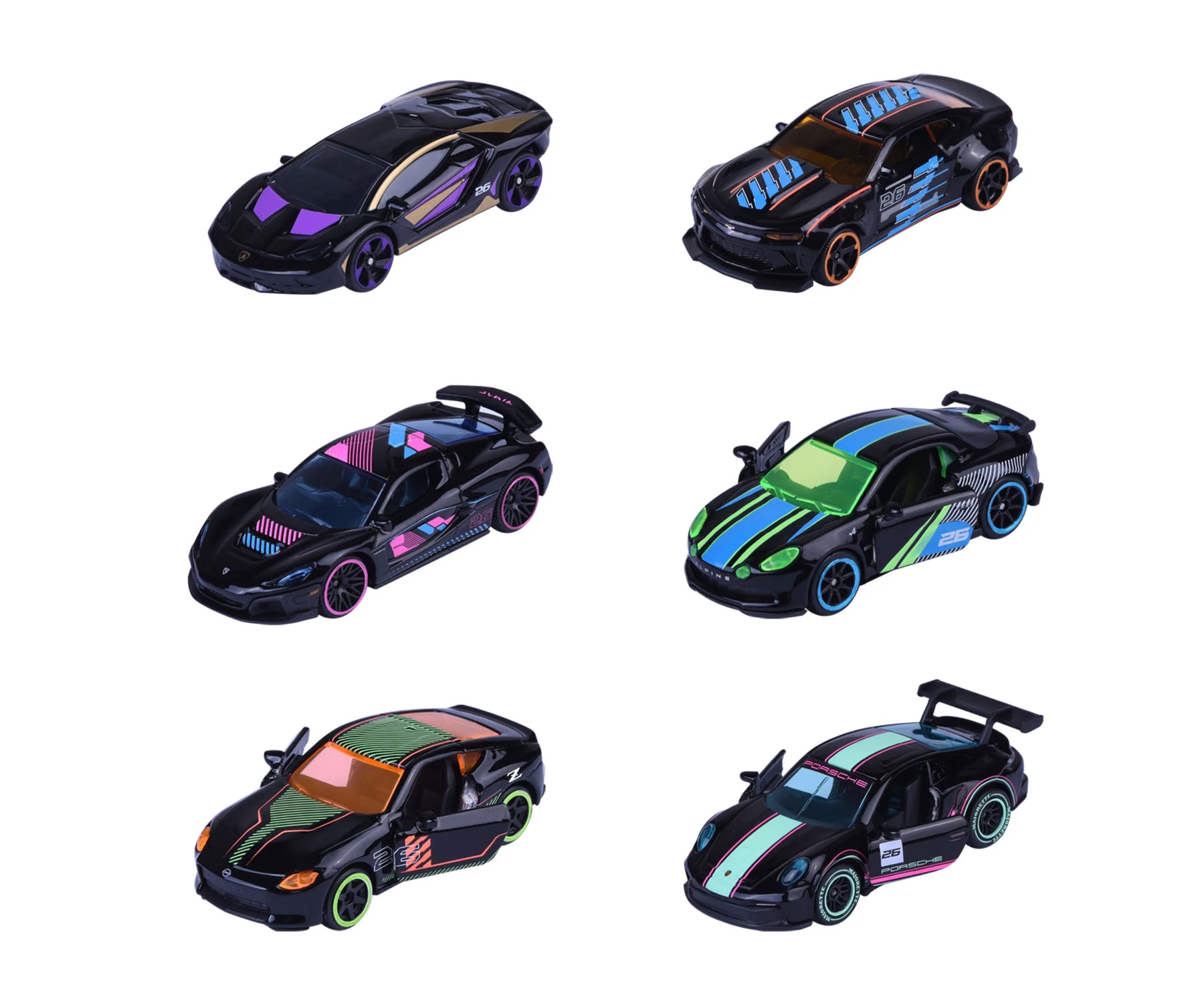Majorette Neon Racer Premium Cars Assorted