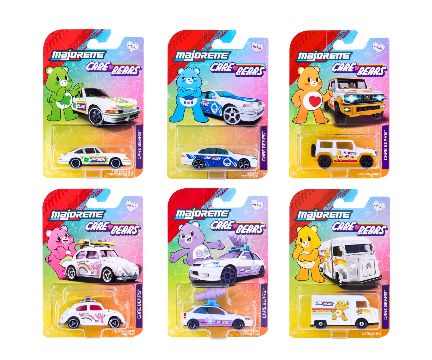 Majorette Care Bears Premium Cars Assorted