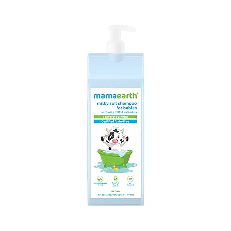 Mamaearth Milky Soft Shampoo For Babies 400ml Mamaearth Yallatoys
