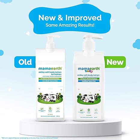 Mamaearth Milky Soft Body Lotion For Babies 400ml Mamaearth Yallatoys