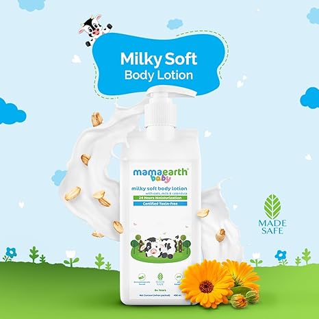 Mamaearth Milky Soft Body Lotion For Babies 400ml Mamaearth Yallatoys
