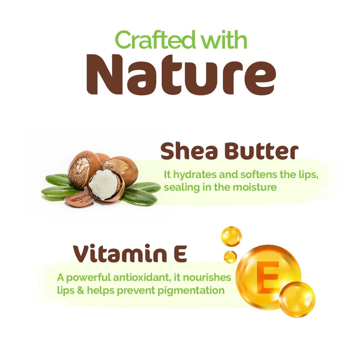 Mamaearth Nourishing Tinted 100% Natural Lip Balm Vitamin & Sheabutter Regular Mamaearth Yallatoys
