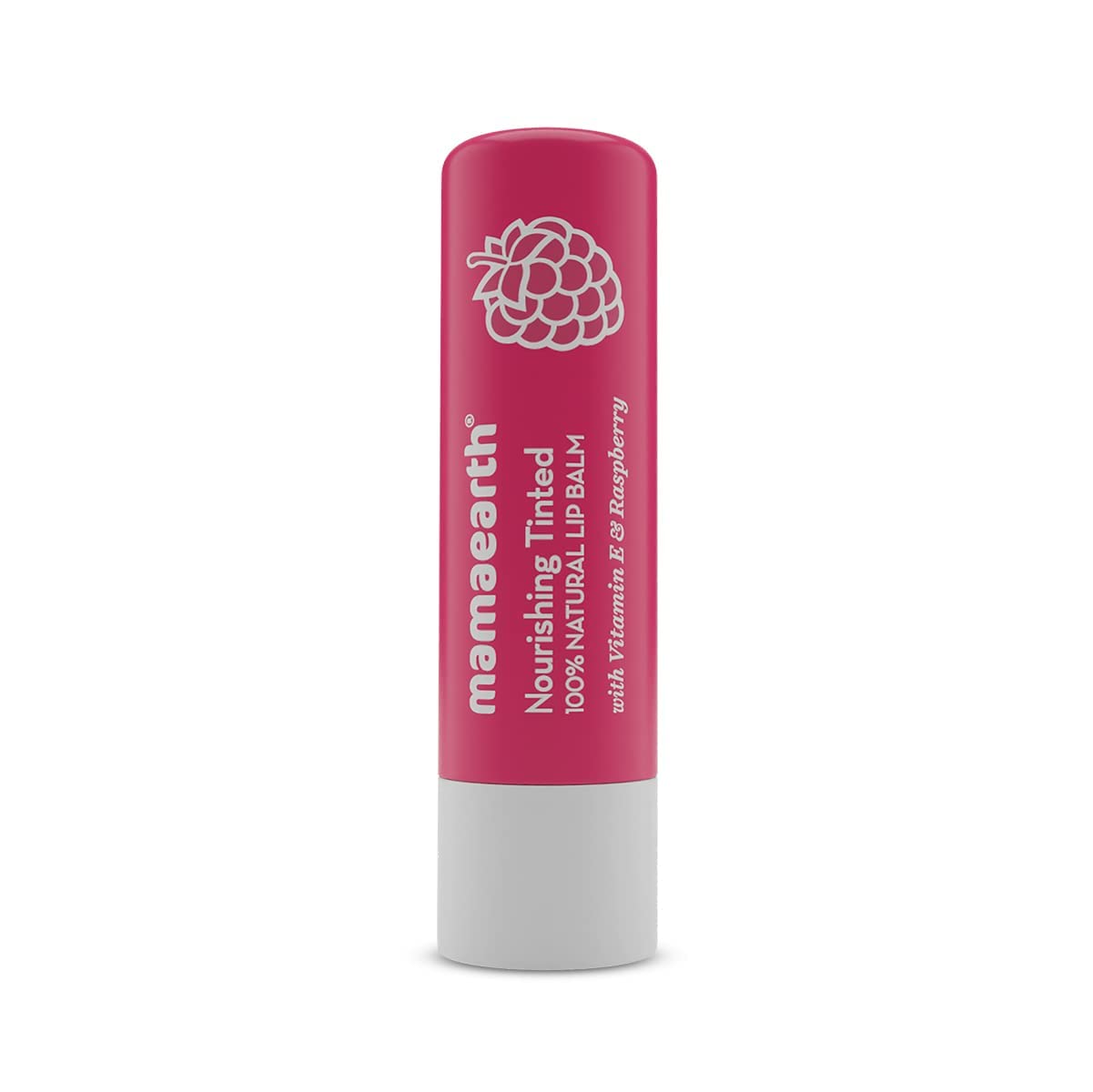 Mamaearth Nourishing Tinted 100% Natural Lip Balm Vitamin & Raspberry Regular Mamaearth Yallatoys