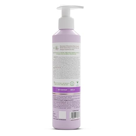 Mamaearth Rosemary Anti Hairfall Conditioner 250ml Regular Mamaearth Yallatoys