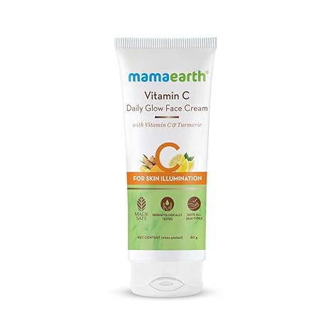 Mamaearth Vitamin C Daily Glow Moisturizing Cream 80gm Mamaearth Yallatoys