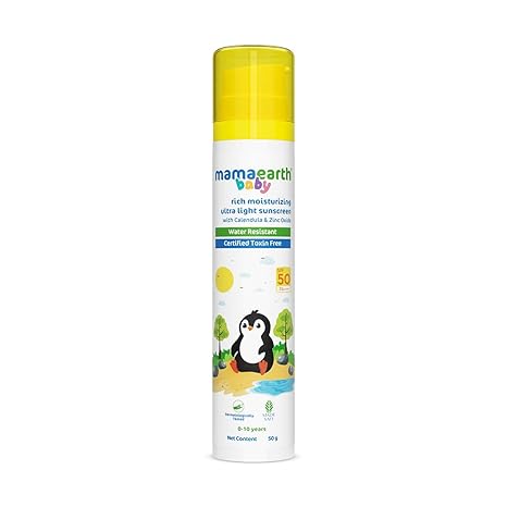 Mamaearth Baby Rich Moisturizing Sunscreen 50gm Mamaearth Yallatoys