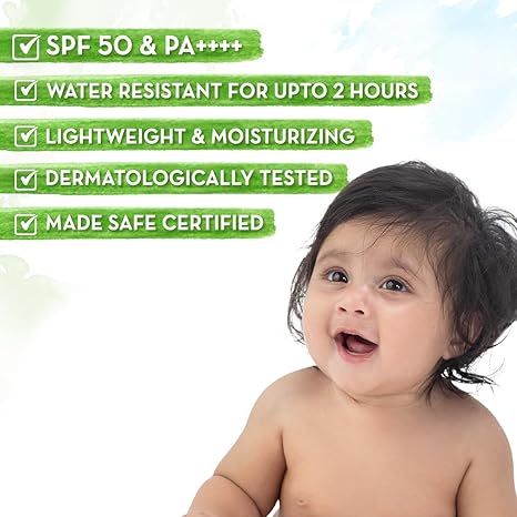 Mamaearth Baby Rich Moisturizing Sunscreen 50gm Mamaearth Yallatoys