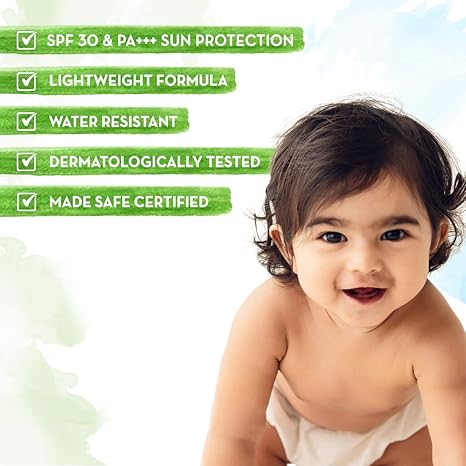 Mamaearth Mineral Sunscreen For Babies Spf30+ 80gm Mamaearth Yallatoys