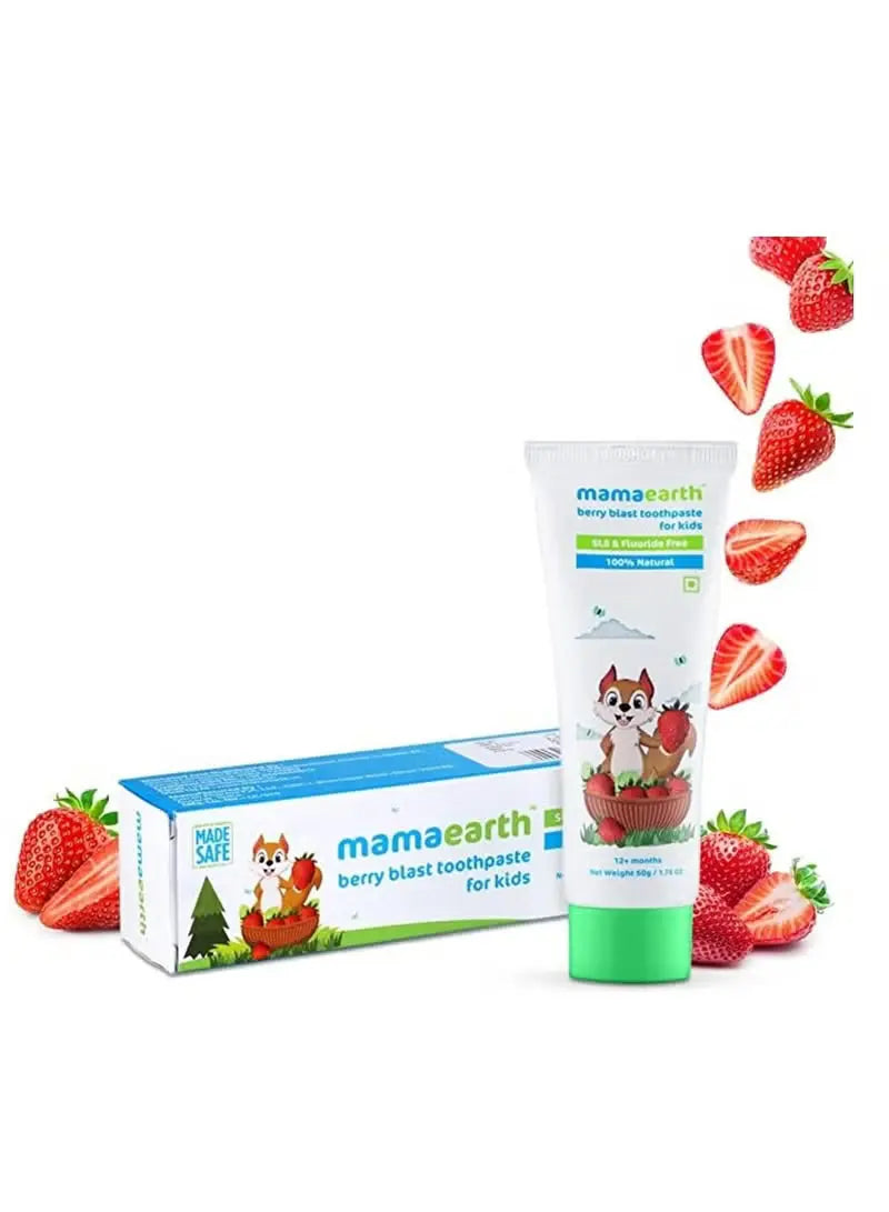 Mamaearth 100% Berry Blast Toothpaste 50gm Mamaearth