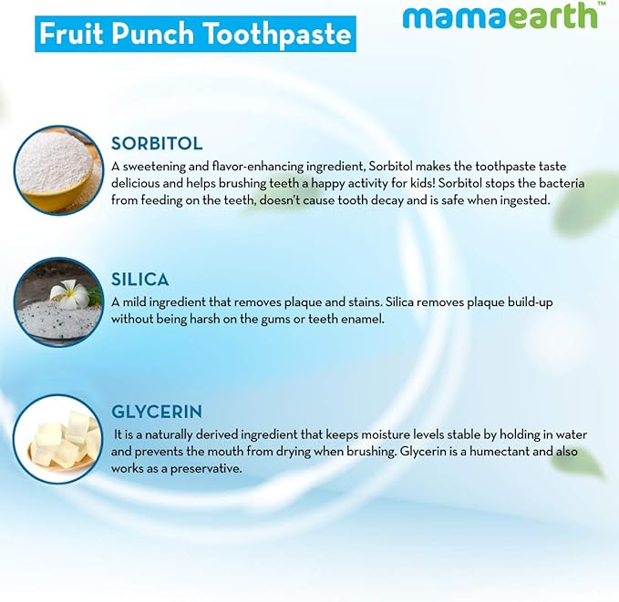 Mamaearth Fruit Punch Toothpaste 50gm Mamaearth Yallatoys
