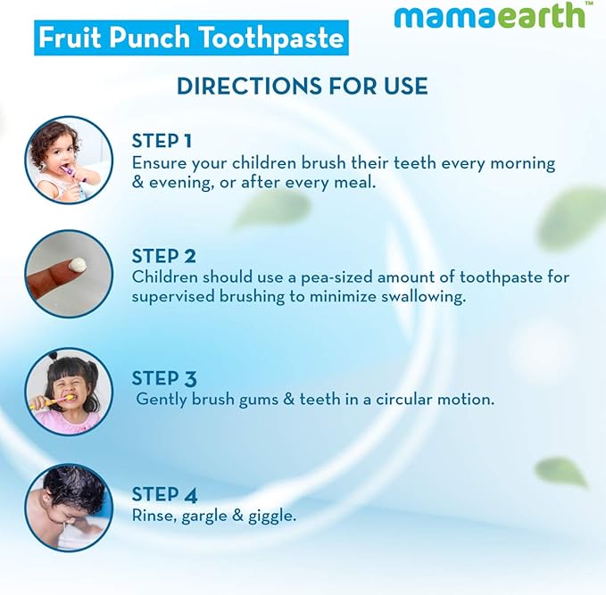 Mamaearth Fruit Punch Toothpaste 50gm Mamaearth Yallatoys