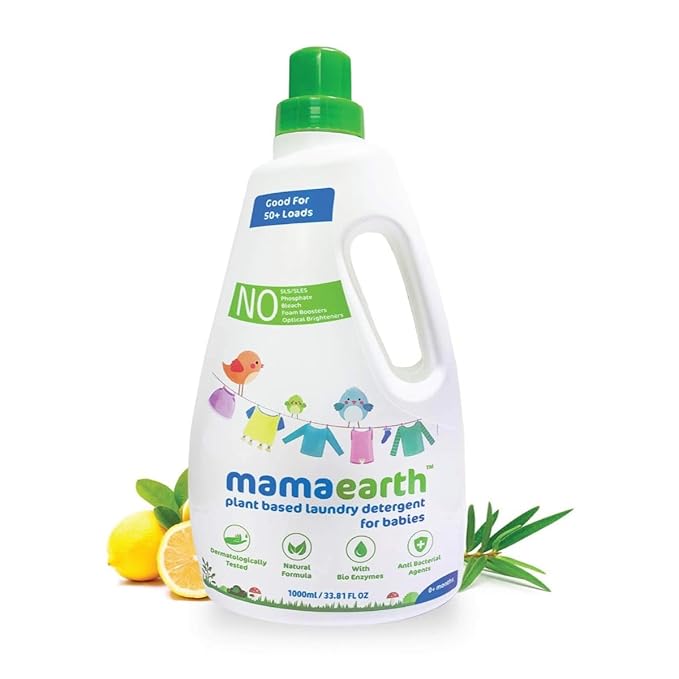 Mamaearth Plant Laundry Detergent 1000ml Mamaearth Yallatoys