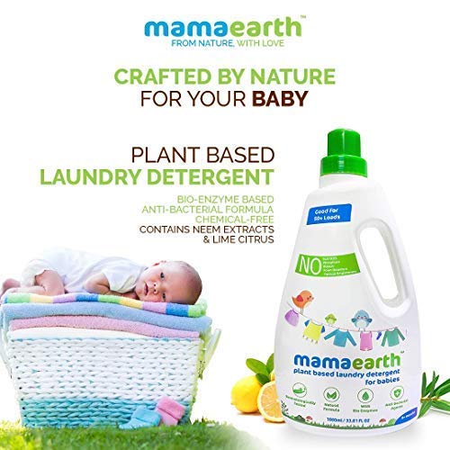 Mamaearth Plant Laundry Detergent 1000ml Mamaearth Yallatoys