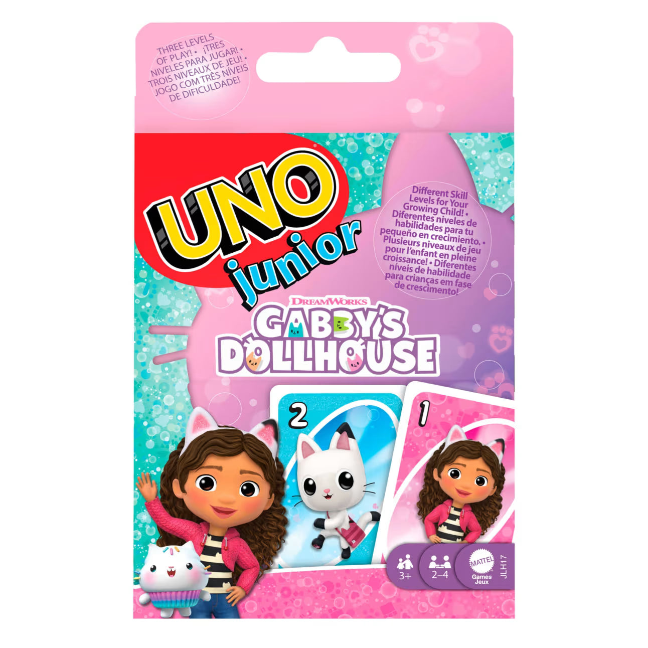 Mattel Games UNO Junior Gabby's Dollhouse Card Pack