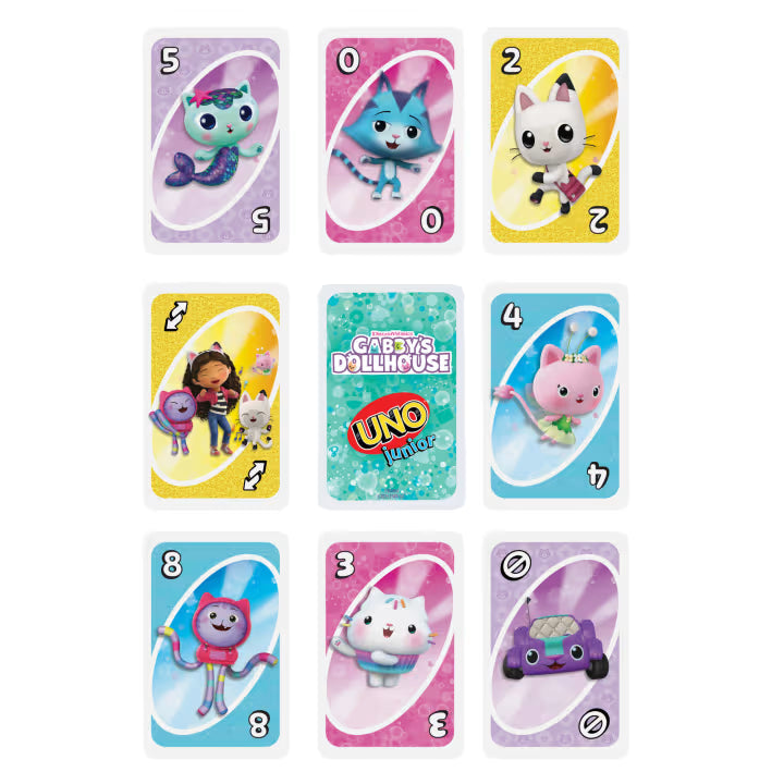 Mattel Games UNO Junior Gabby's Dollhouse Card Pack