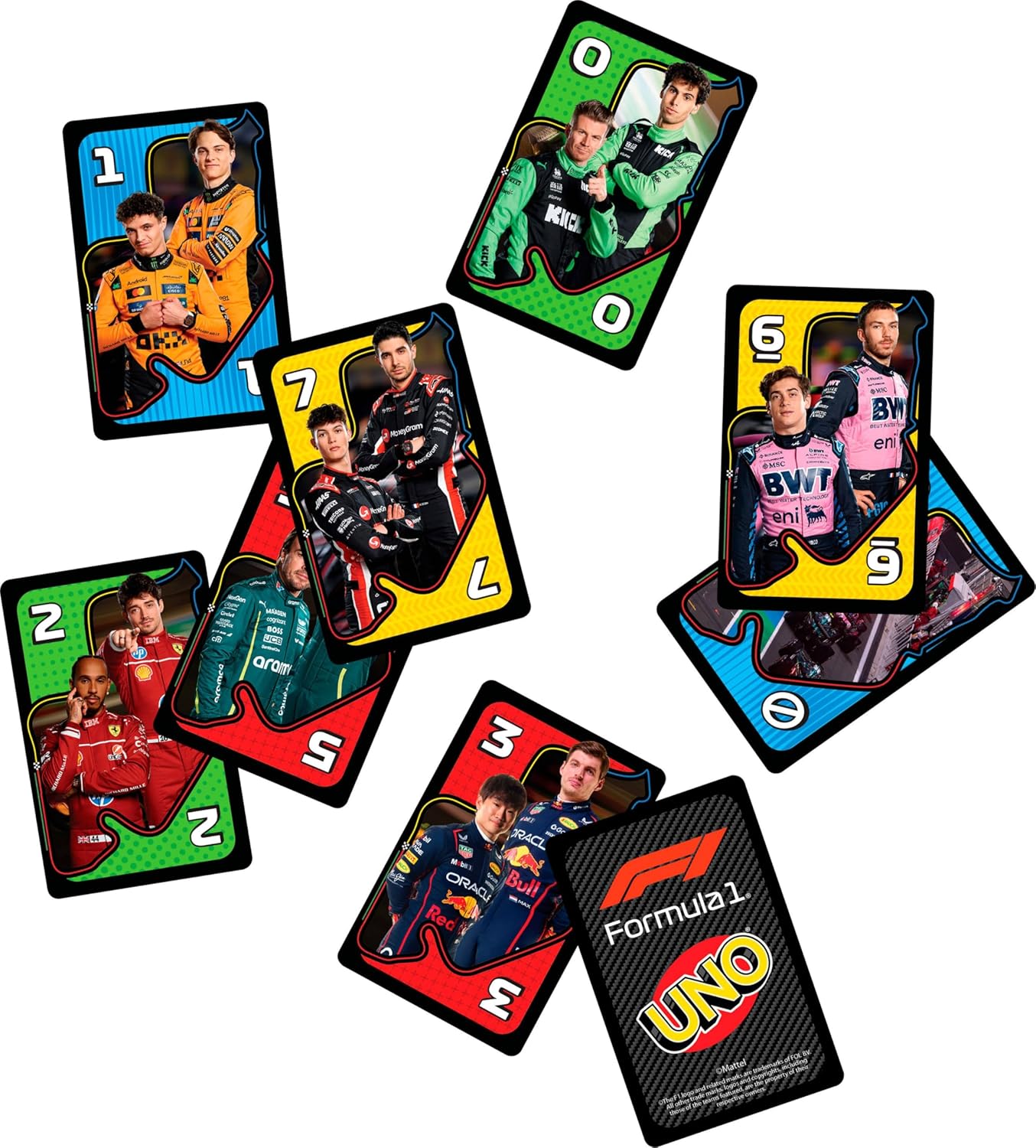 Mattel Games UNO F1 Card Game