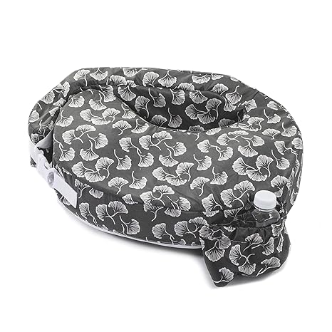 My Brest Friend Original Nursing Pillow Flowing Fans Grey My Brest Friend Yallatoys