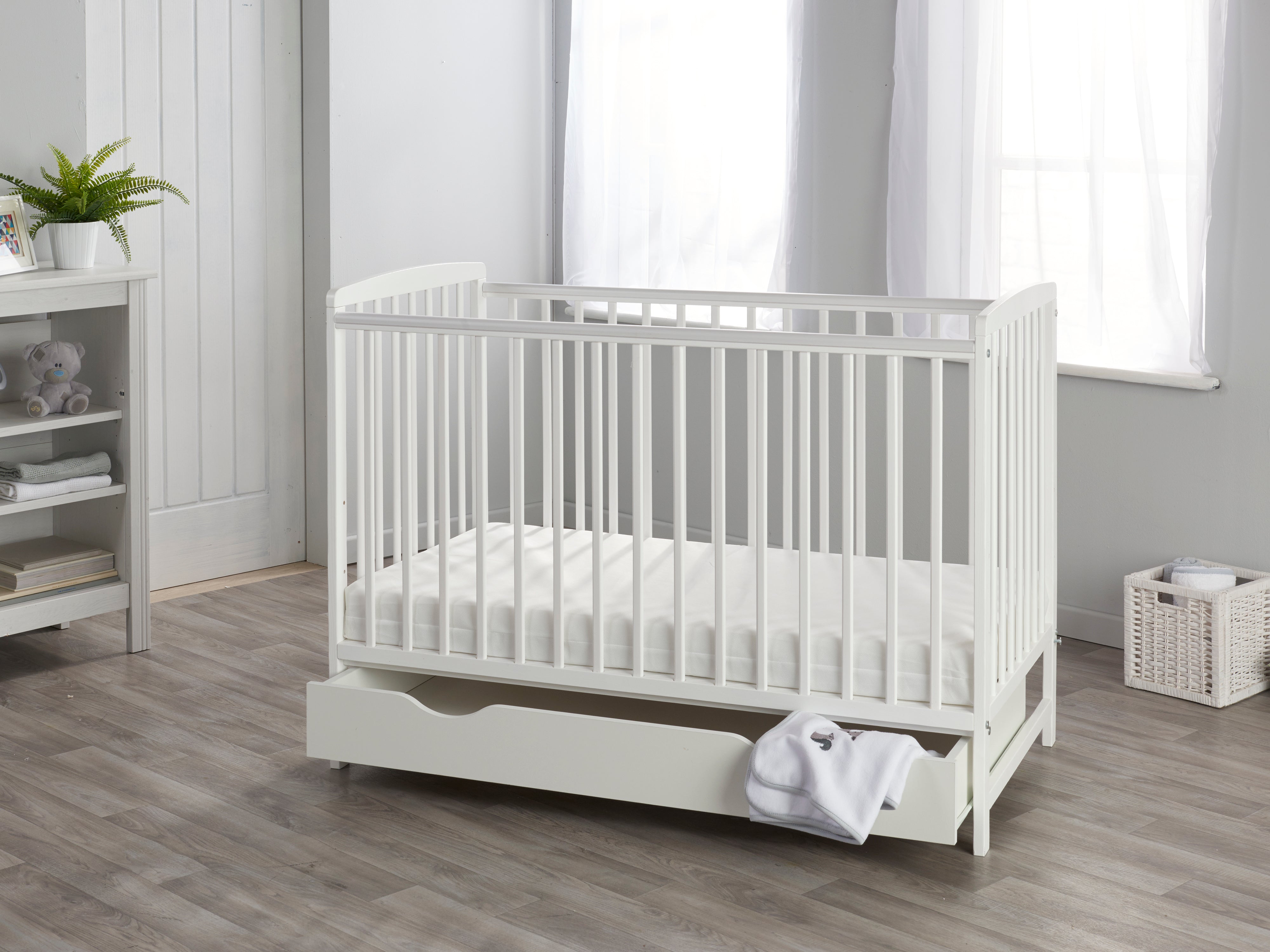 Kinder Valley Melbourne Cot with Drawer and Kinder Flow Mattress Kinder Valley Yallatoys