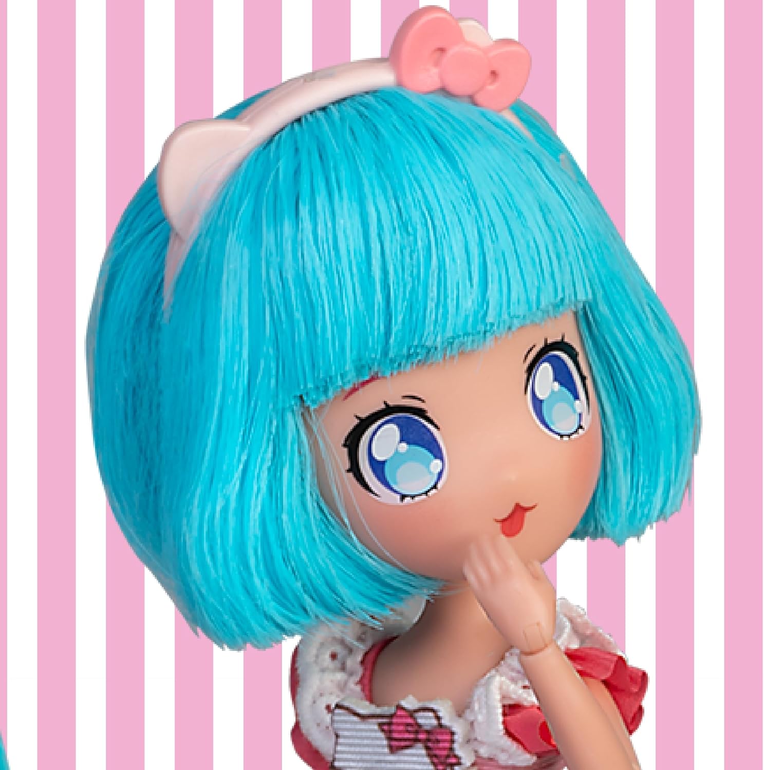 Manga Doll Hello Kitty Pretty Pink Japanese Fashion Doll 19cm with Fashionable Looks Manga Dolls Yallatoys