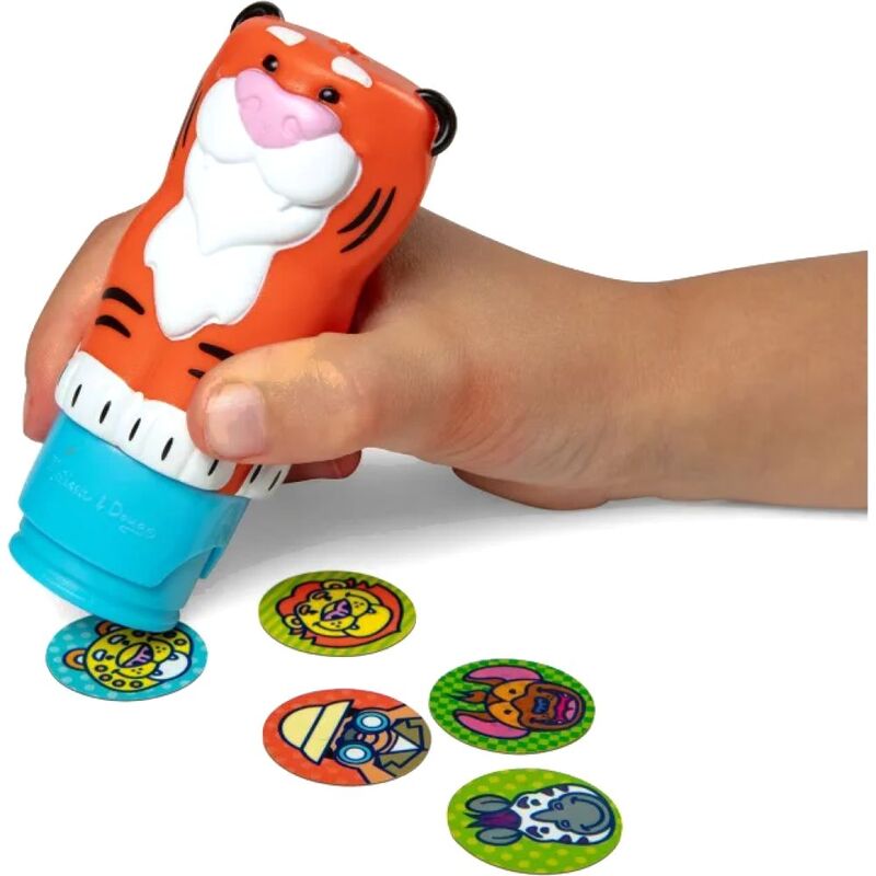 Melissa & Doug Sticker Wow Sticker Stamper and Activity Pad Tiger Melissa & Doug Yallatoys