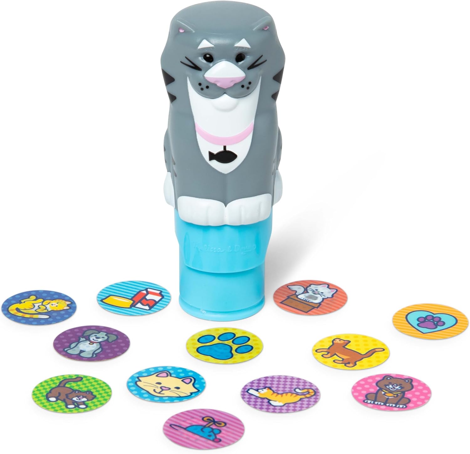 Melissa & Doug Sticker Wow Sticker Stamper and Activity Pad Cat Melissa & Doug Yallatoys