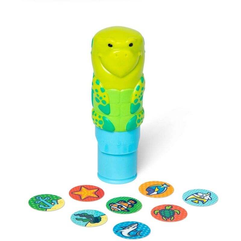 Melissa & Doug Sticker Wow Sticker Stamper and Activity Pad Turtle Melissa & Doug Yallatoys