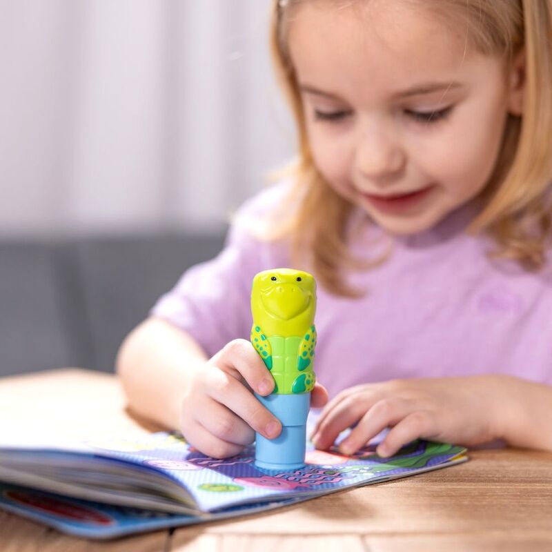 Melissa & Doug Sticker Wow Sticker Stamper and Activity Pad Turtle Melissa & Doug Yallatoys