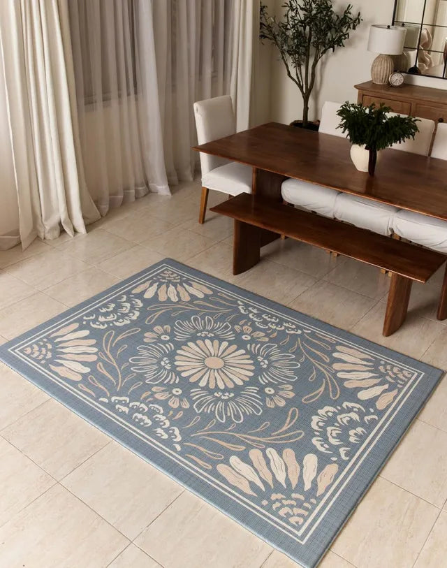 Milk It Baby Boho Azure And Modern Leaf Reversible