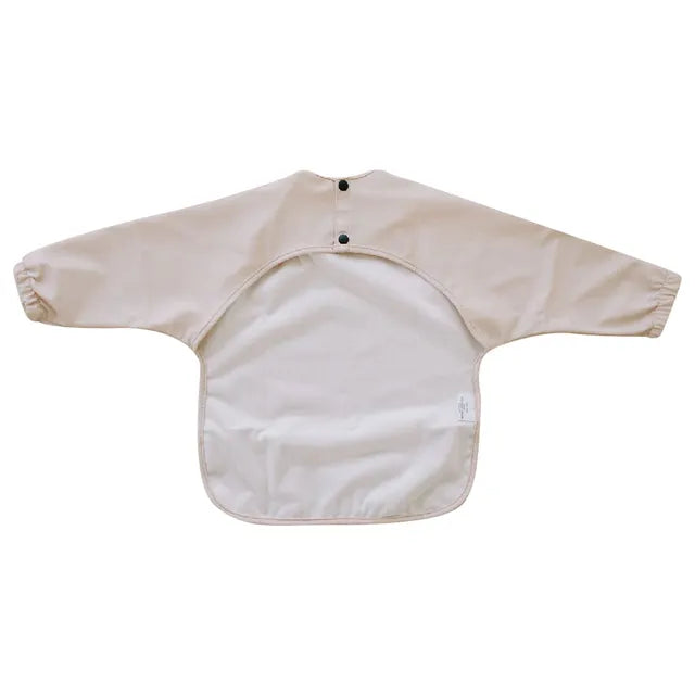 Milk It Baby Sleeved Bib Coral Pink