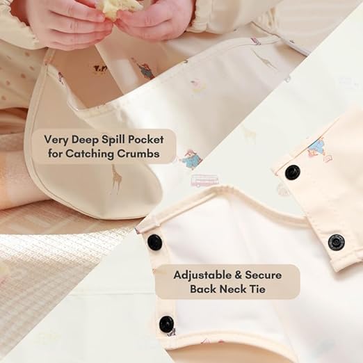 Milk It Baby Sleeved Bib London City Small