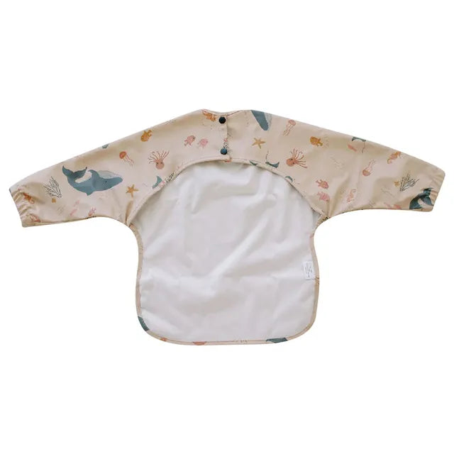 Milk It Baby Sleeved Bib Ocean Friends