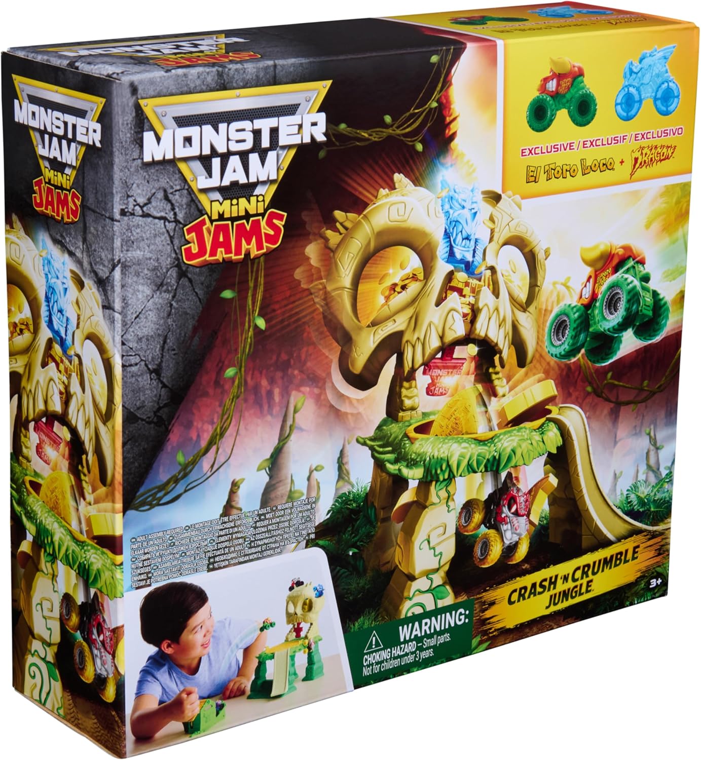 Monster Jam Mini Jams Jungle Playset Monster Jam Yallatoys