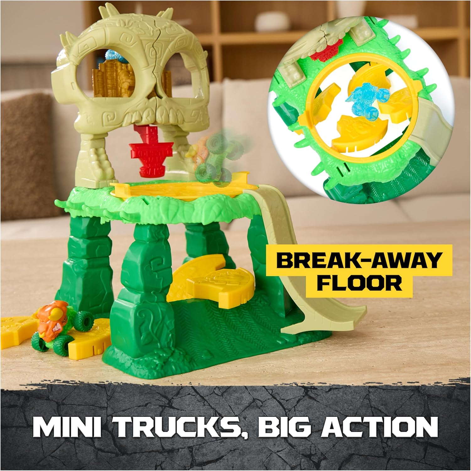 Monster Jam Mini Jams Jungle Playset Monster Jam Yallatoys