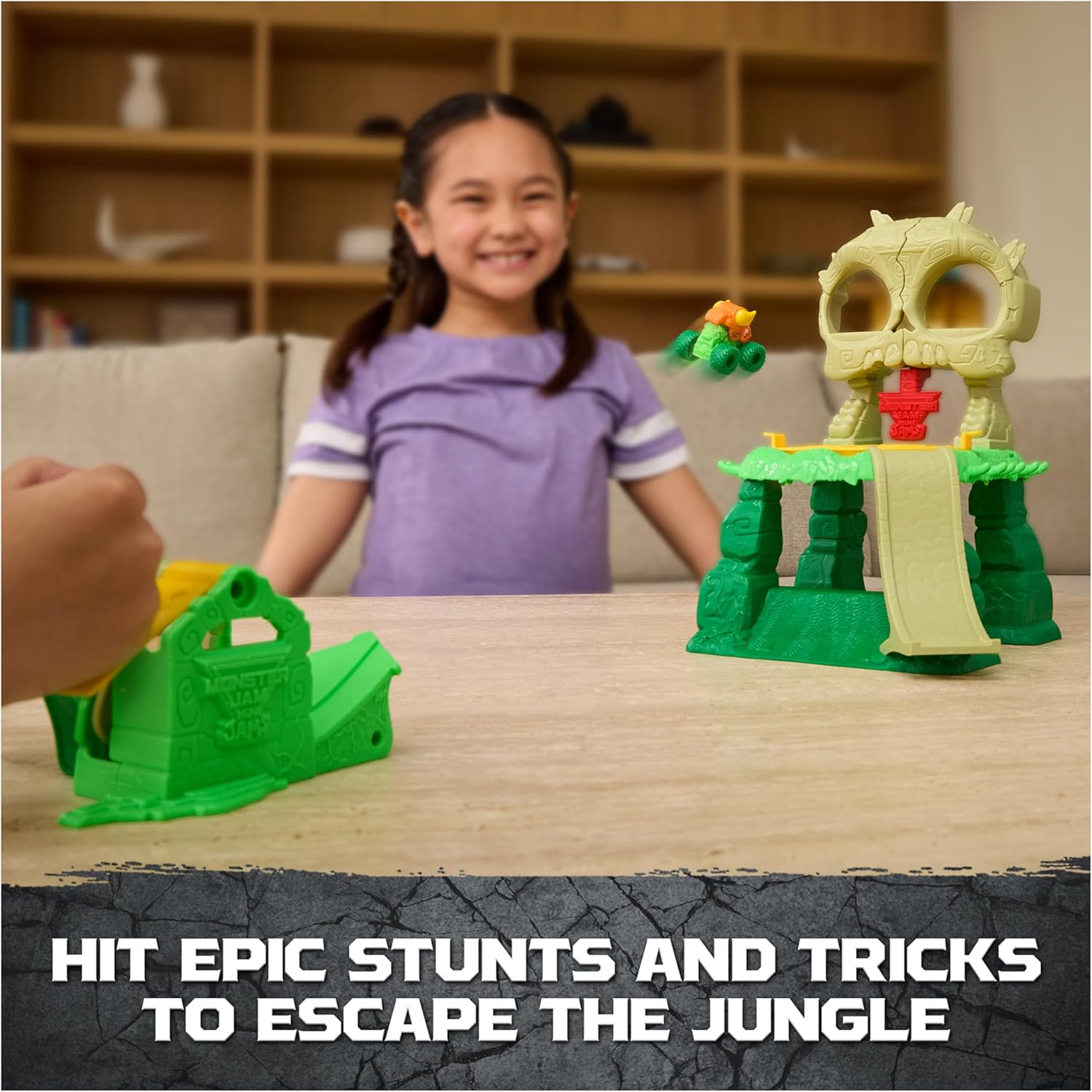 Monster Jam Mini Jams Jungle Playset Monster Jam Yallatoys