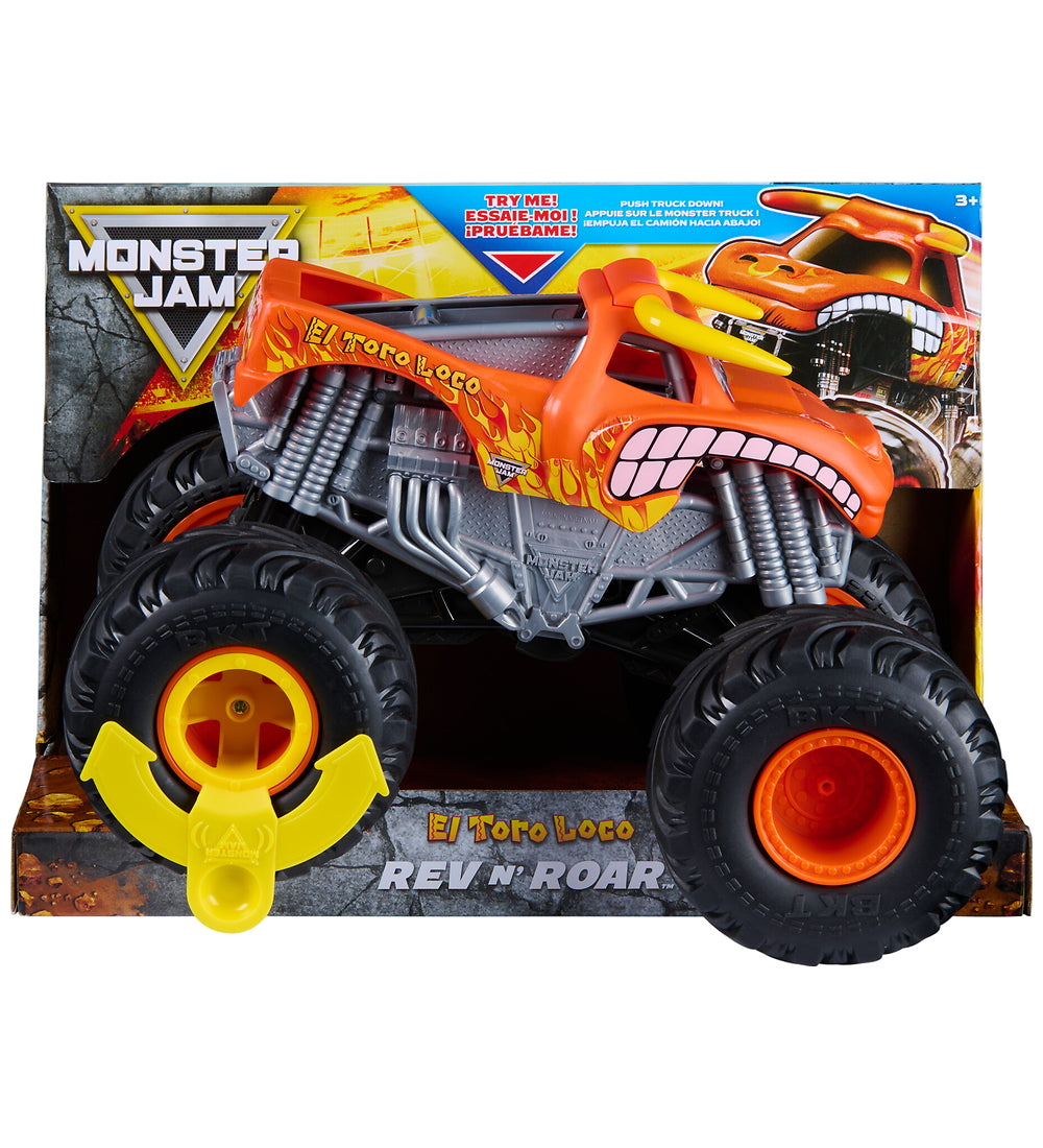 Monster Jam El Toro Loco Rev N Roar Monster Truck Monster Jam Yallatoys