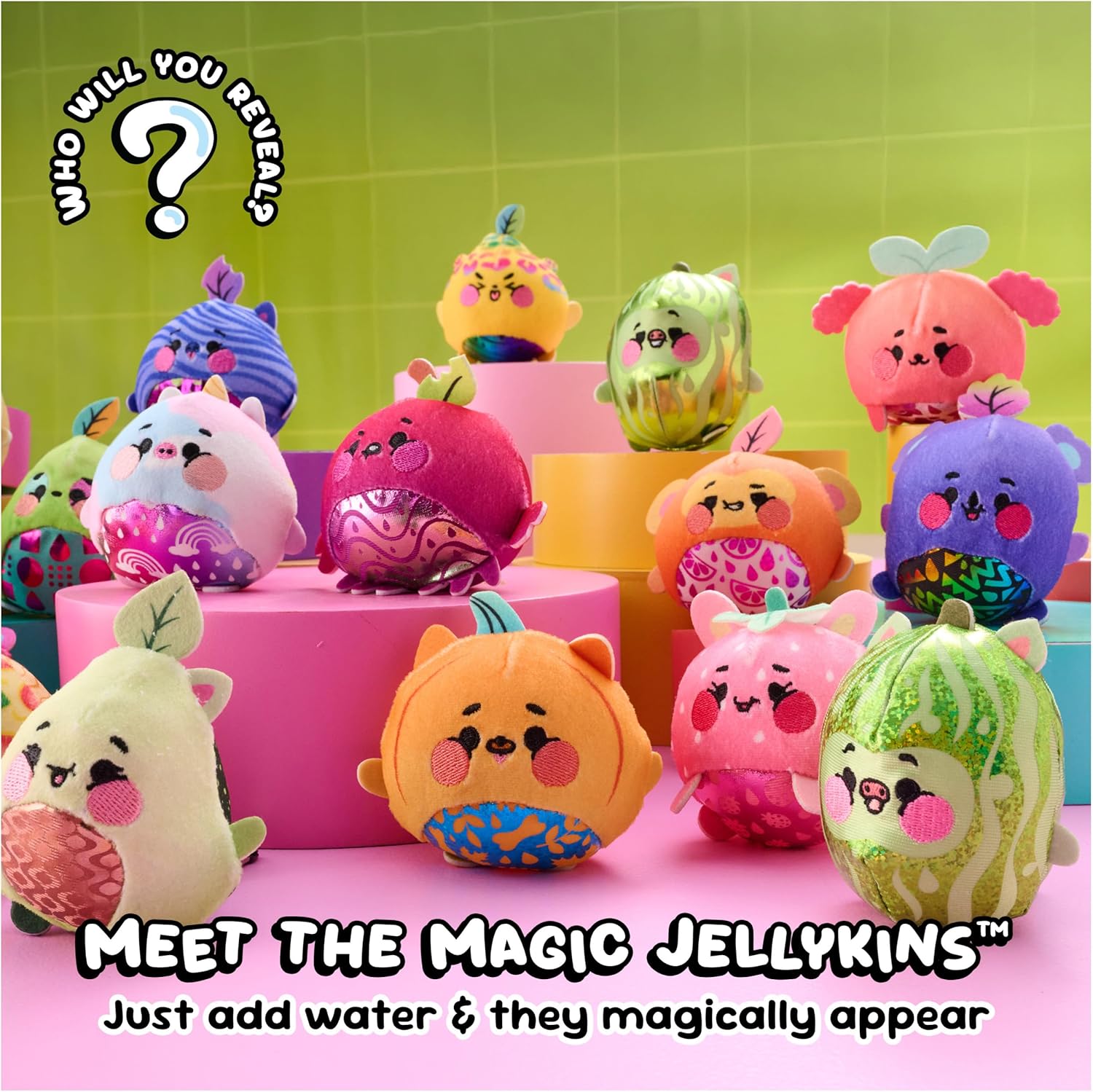 Magic Jellykins Surprise Plush Jar Magical Transforming Water Activated Mystery Box Magic Jellykins Yallatoys
