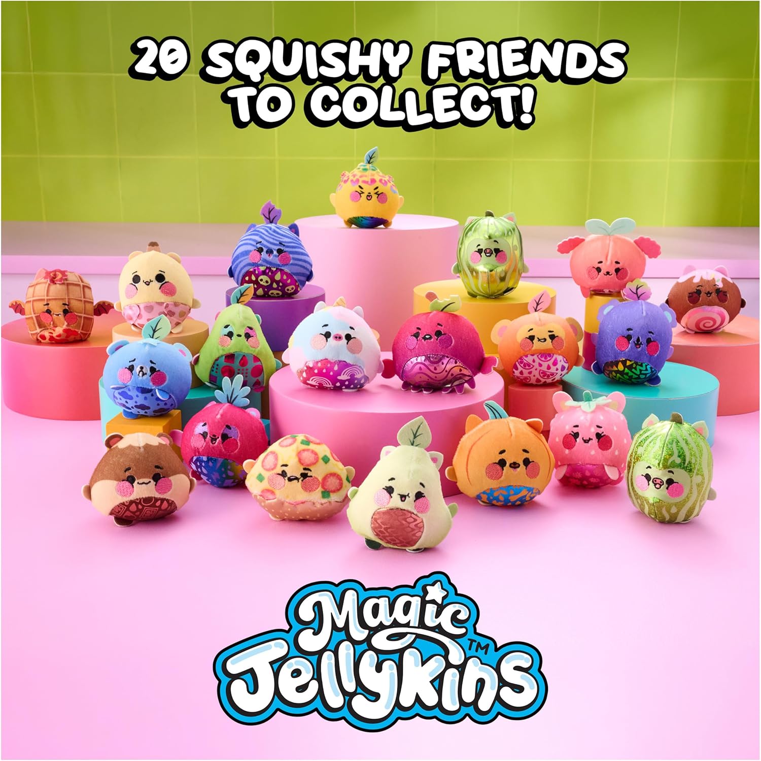 Magic Jellykins Surprise Plush Jar Magical Transforming Water Activated Mystery Box Magic Jellykins Yallatoys