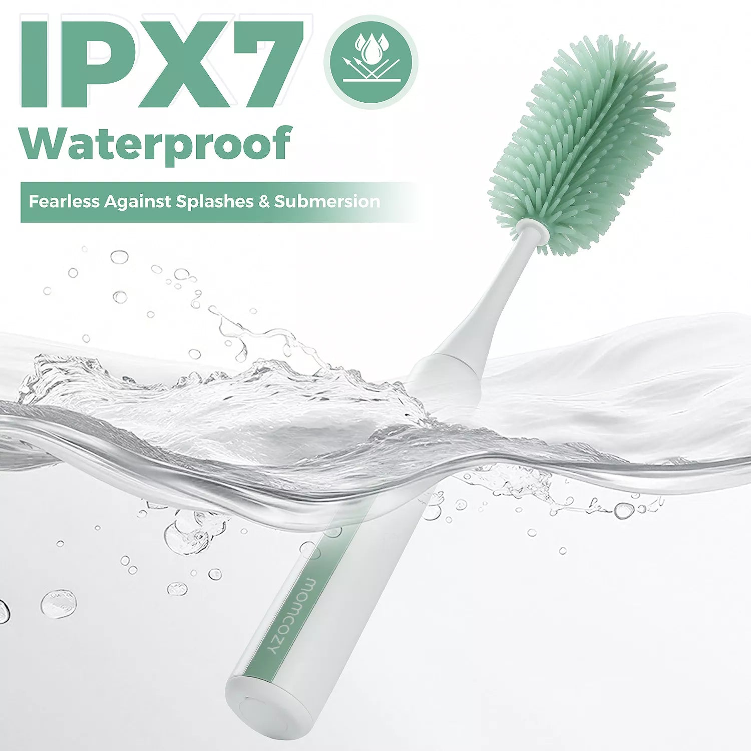 Momcozy 7-in-1 Portable Electric Bottle Brush