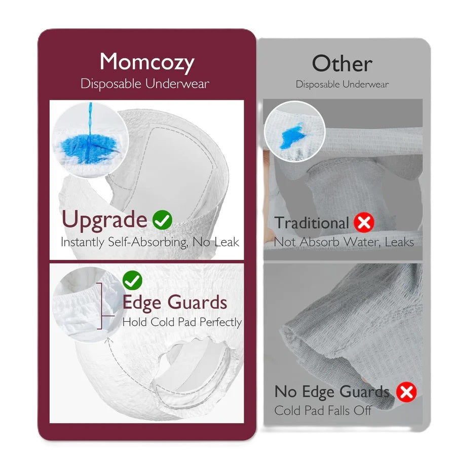 مجموعة أساسيات التعافي بعد الولادة من Momcozy - الأساسية
