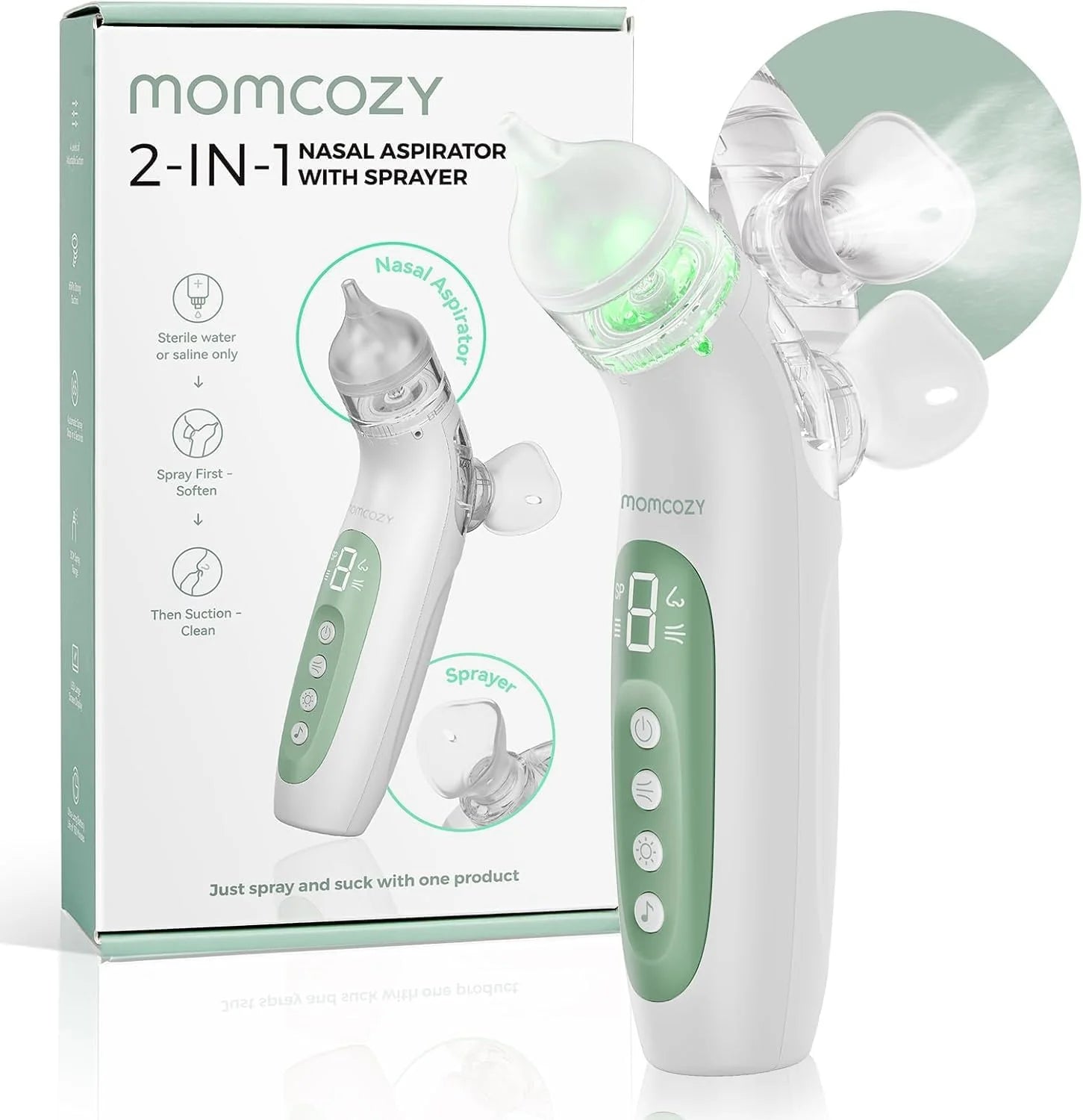 Momcozy 2-in 1 Nasal Aspirator BN007