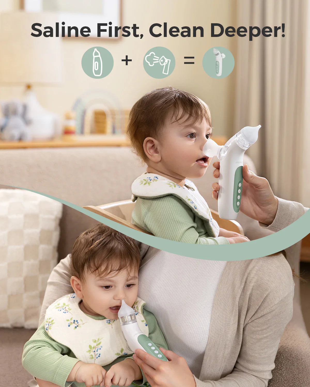 Momcozy 2-in 1 Nasal Aspirator BN007
