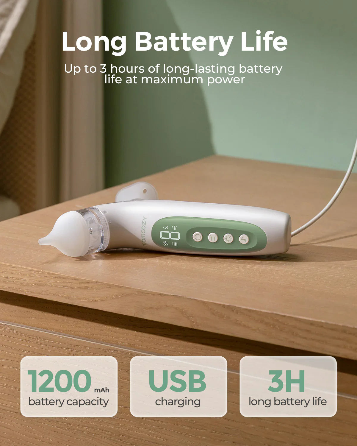 Momcozy 2-in 1 Nasal Aspirator BN007